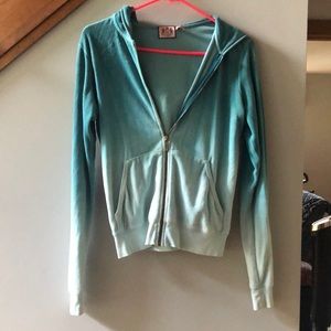 Juicy Couture ombré zip up
